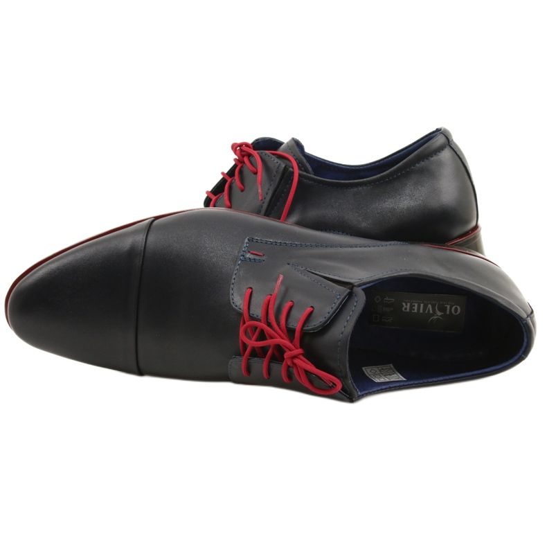 Olivier Chaussures en cuir masculin 286 bleu marine 4 Olivier Chaussures en cuir masculin 286 bleu marine 4