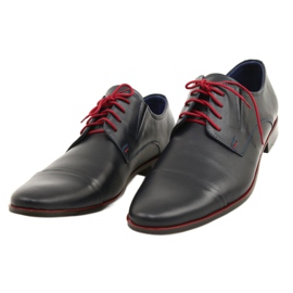 Olivier Chaussures en cuir masculin 286 bleu marine 2