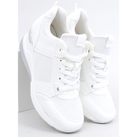 Baskets compensées blanches Wisto 1