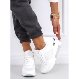 Baskets compensées blanches Wisto 2