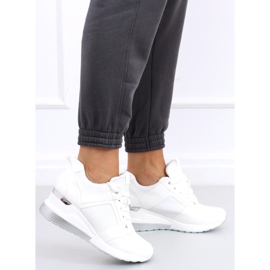 Baskets compensées blanches Wisto 4