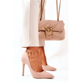 WS1 Talons Hauts Daim Beige Mélanie 6