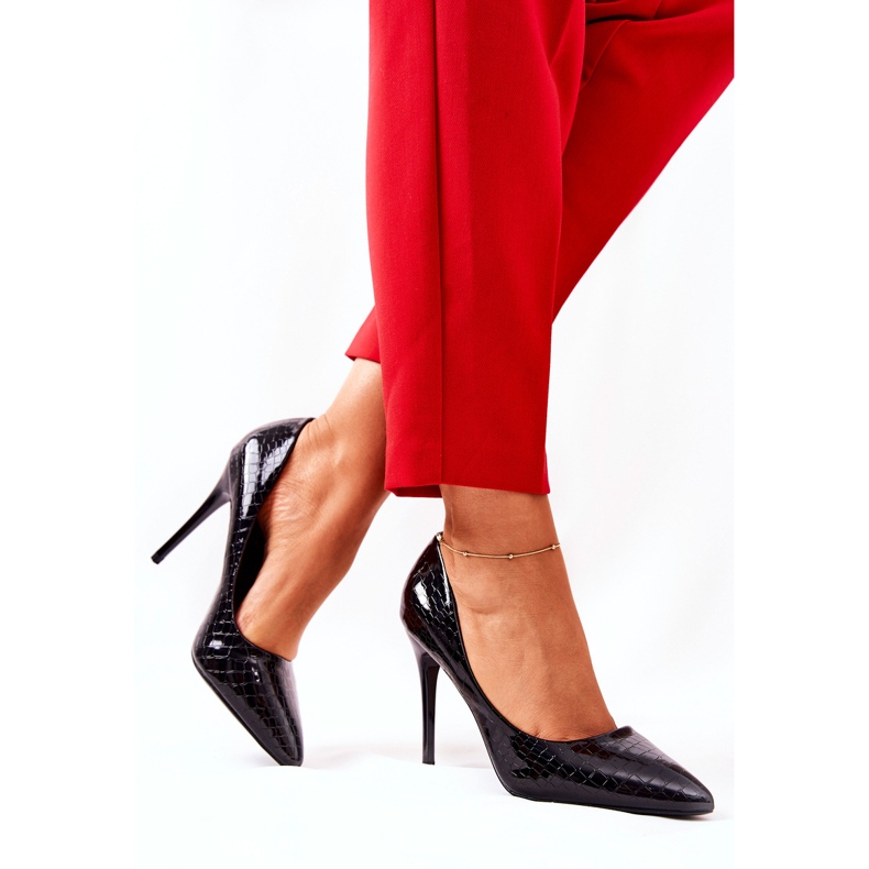 Épingles à motif serpent noir Tissiria le noir 1