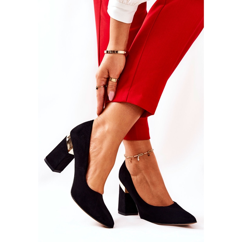 Lewski Shoes Escarpins Daim Lewski 3117 Noir le noir 1