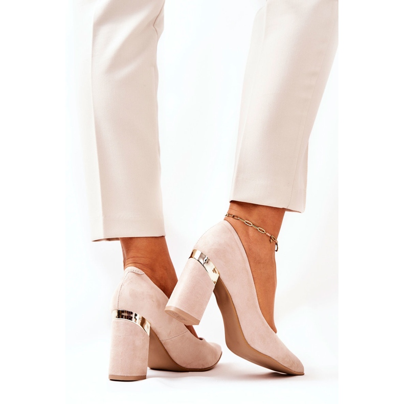 Lewski Shoes Escarpins Daim Lewski 3117 Beige 1 Lewski Shoes Escarpins Daim Lewski 3117 Beige 1