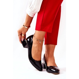 Lewski Shoes Escarpins Cuir Laqué Lewski 3118 Noir le noir 2