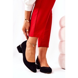 Lewski Shoes Escarpins Daim Lewski 3118 Noir 1