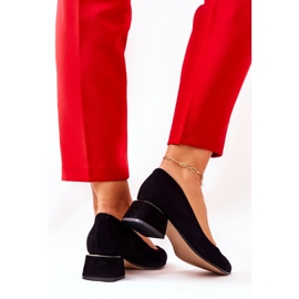 Lewski Shoes Escarpins Daim Lewski 3118 Noir le noir 4