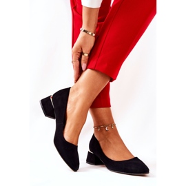 Lewski Shoes Escarpins Daim Lewski 3118 Noir 2