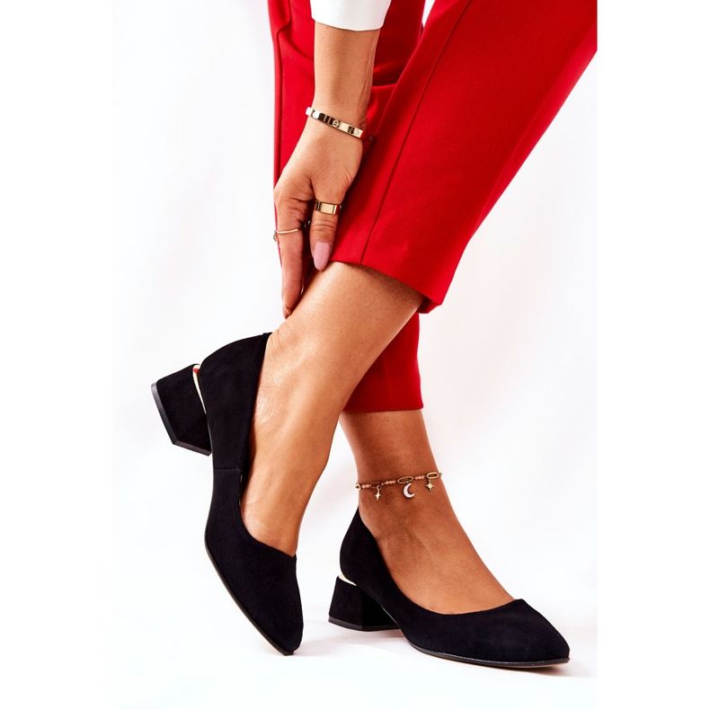 Lewski Shoes Escarpins Daim Lewski 3118 Noir le noir 2