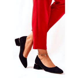 Lewski Shoes Escarpins Daim Lewski 3118 Noir le noir 3