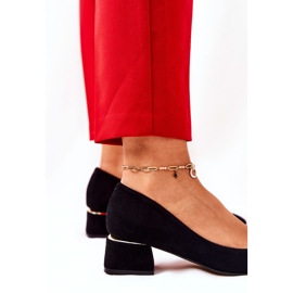 Lewski Shoes Escarpins Daim Lewski 3118 Noir le noir 6