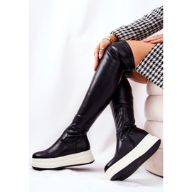 PG2 Bottes hautes sur la plate-forme Nellie noire 2