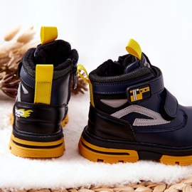 PJ2 Bottines Chaudes Enfant Avec Velcro Bleu Marine Fruzio 2 PJ2 Bottines Chaudes Enfant Avec Velcro Bleu Marine Fruzio 2