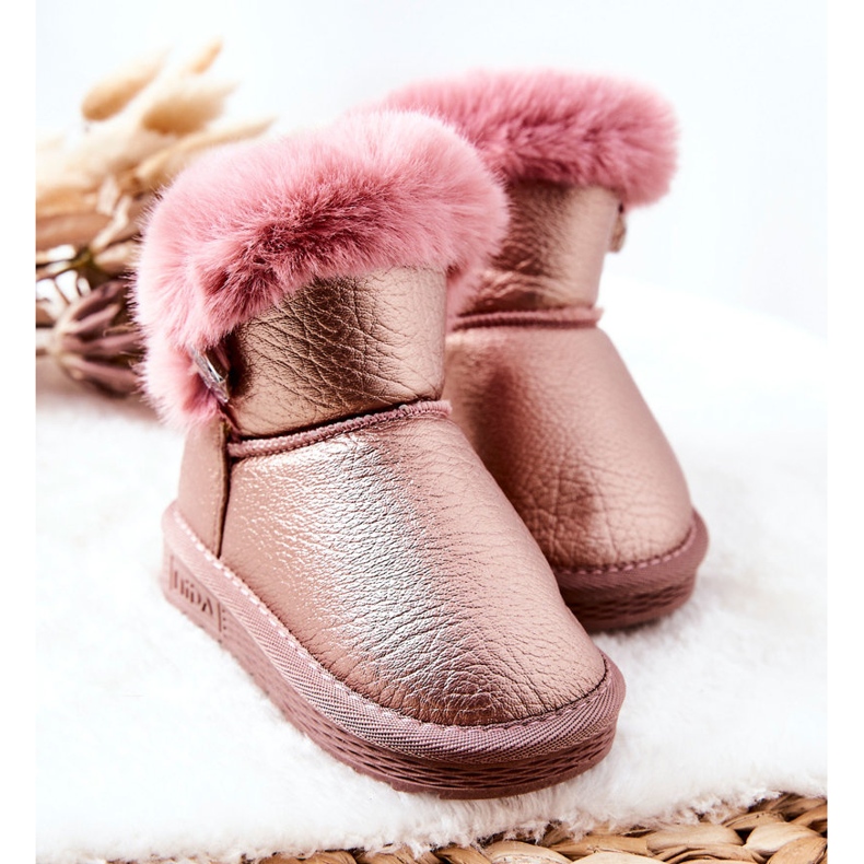 Bottes De Neige Chaudes Avec Fourrure Rose Bessie 1 Bottes De Neige Chaudes Avec Fourrure Rose Bessie 1