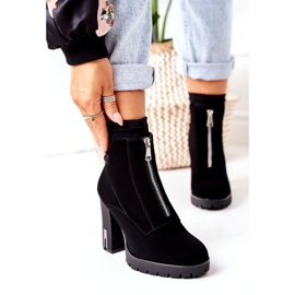 PS1 Bottes chaudes noires à talon Wonder Woman 3