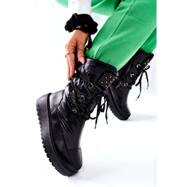 S.Barski Bottes de neige chaudes noires pour femmes Chardonnay le noir 4 S.Barski Bottes de neige chaudes noires pour femmes Chardonnay le noir 4