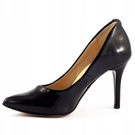 Saway Escarpins femme 2333 vernis noir 1