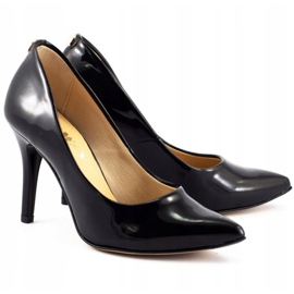 Saway Escarpins femme 2333 vernis noir 2