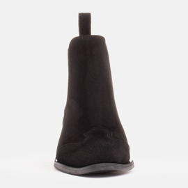 Marco Shoes Bottines en daim naturel le noir 3