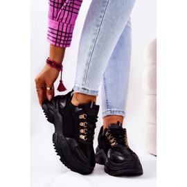 PM1 Chaussures de sport sur la plate-forme Flynn noire 1