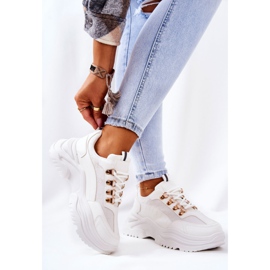 PM1 Chaussures de sport sur la plate-forme Flynn blanche 2 PM1 Chaussures de sport sur la plate-forme Flynn blanche 2