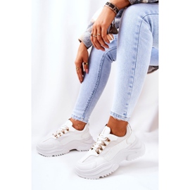 PM1 Chaussures de sport sur la plate-forme Flynn blanche 1 PM1 Chaussures de sport sur la plate-forme Flynn blanche 1