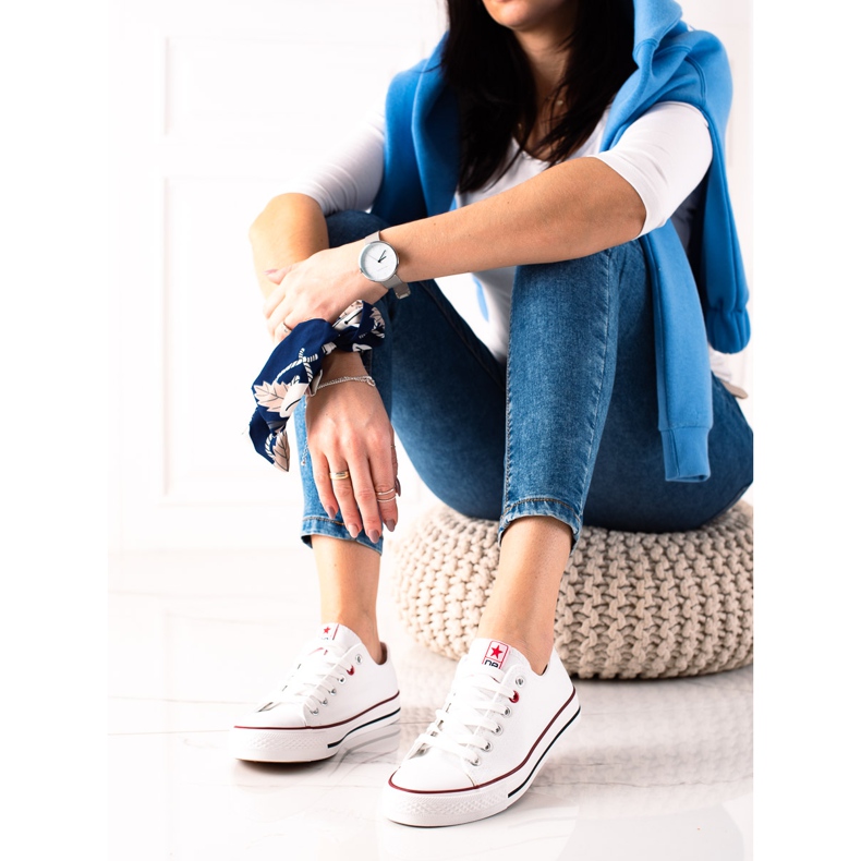 Evento Baskets décontractées blanche 1