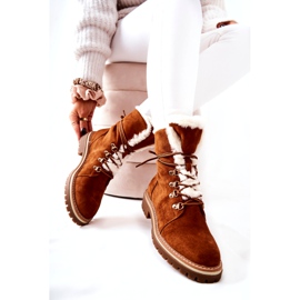 Bottes chaudes Nelby camel brun 3