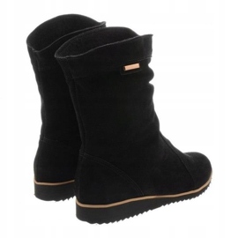 Olivier Bottines en cuir Emi Noir 3