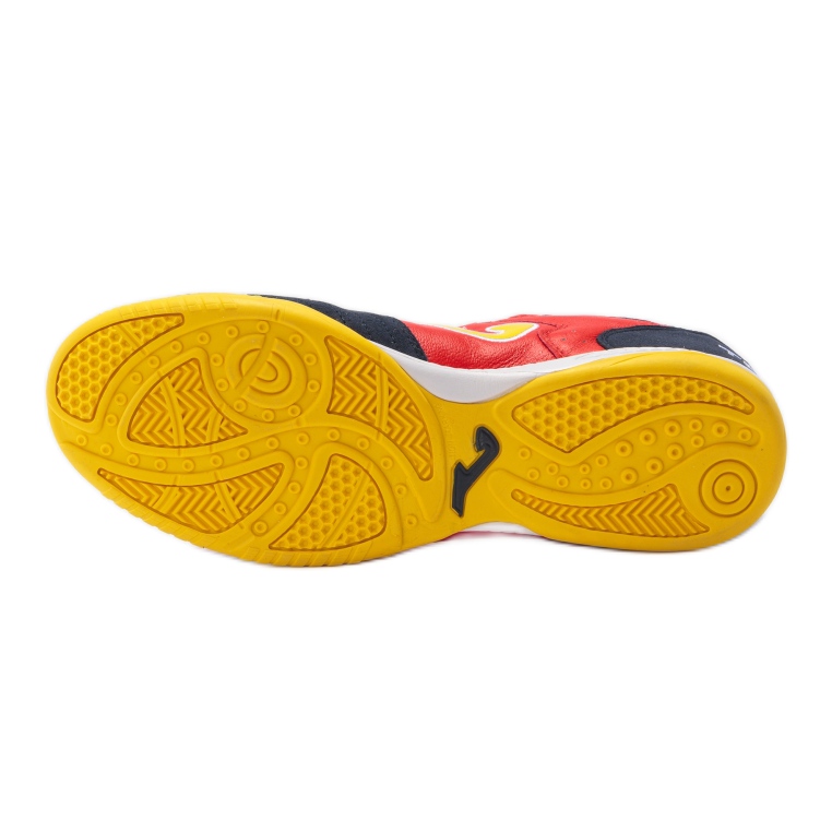 Joma Top Flex 2106 In M TOPW2106IN chaussures de football jaune, rouge oranges et rouges 1