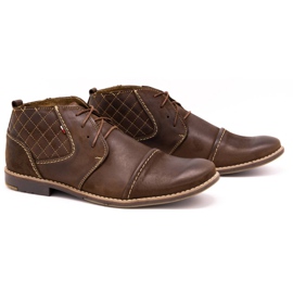Olivier Chaussures matelassées pour hommes 254 marron brun 2 Olivier Chaussures matelassées pour hommes 254 marron brun 2