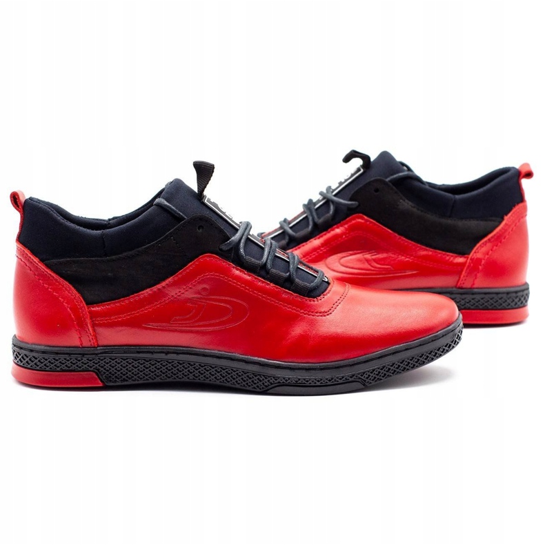 Polbut Bottes d'hiver pour hommes rouges K27F 4