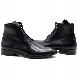 Olivier Bottines Chelsea d'hiver 287 Noir le noir 4