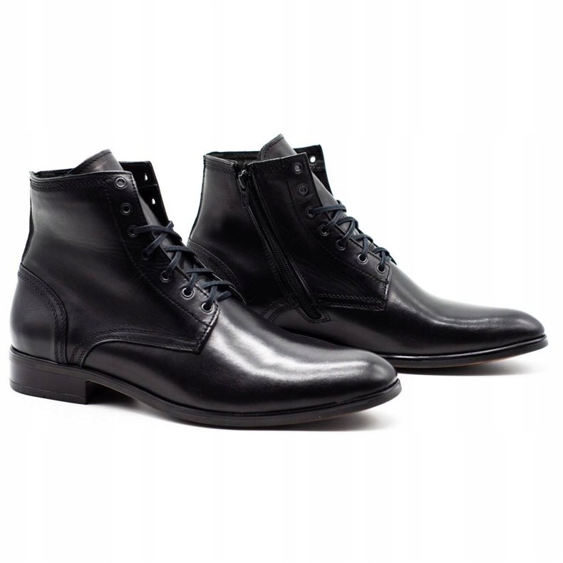 Olivier Bottines Chelsea d'hiver 287 Noir le noir 2
