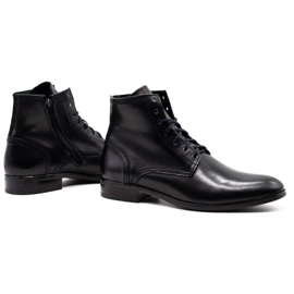 Olivier Bottines Chelsea d'hiver 287 Noir le noir 3