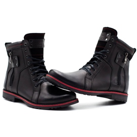 Olivier Chaussures d'hiver pour hommes 237 noir 4