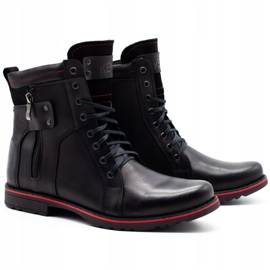Olivier Chaussures d'hiver pour hommes 237 noir 2