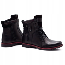 Olivier Chaussures d'hiver pour hommes 237 noir le noir 3