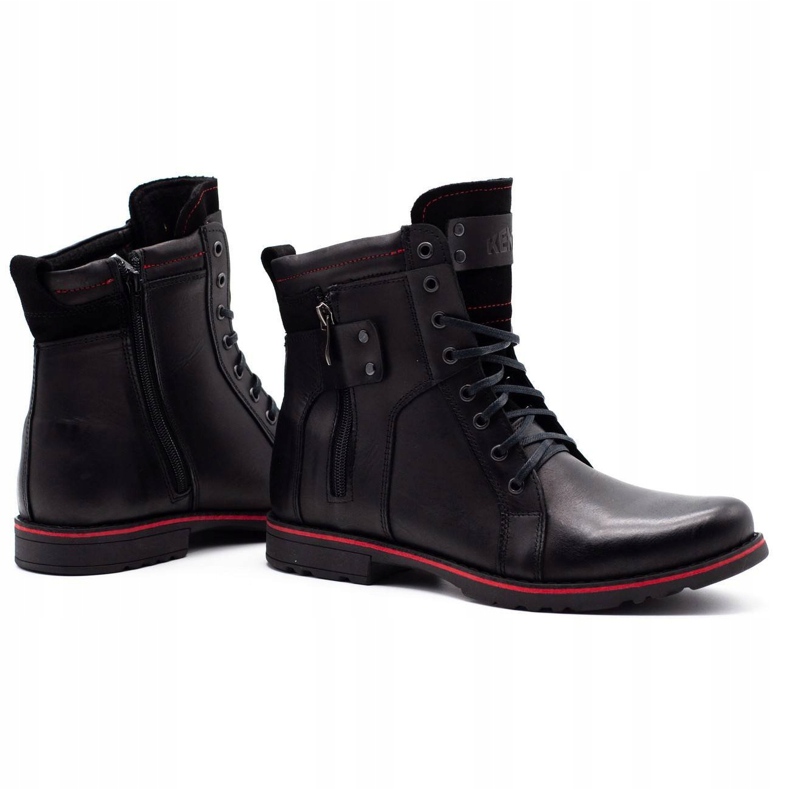 Olivier Chaussures d'hiver pour hommes 237 noir le noir 3