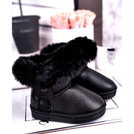 Apawwa Bottes de neige chaudes pour enfants avec fourrure Marella grey gris 1