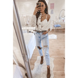 Bottines marron sur le post Zahara brun 2