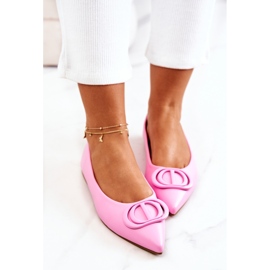 Ballerine En Cuir Rose Spitz Rachelle 1 Ballerine En Cuir Rose Spitz Rachelle 1