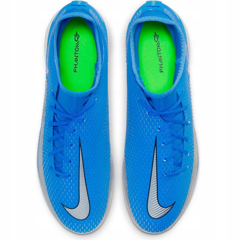 Chaussure de football Nike Phantom Gt Academy Df Ic M CW6668 400 bleu 4 Chaussure de football Nike Phantom Gt Academy Df Ic M CW6668 400 bleu 4