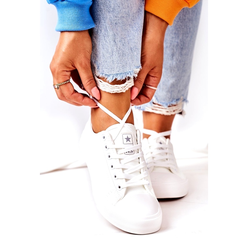 News Baskets Femme Blanc 21SP02-1200 3