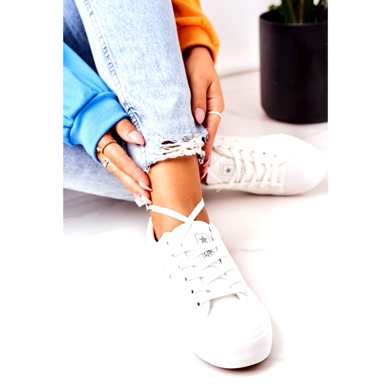 News Baskets Femme Blanc 21SP02-1200 blanche 1