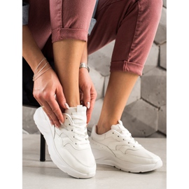 TRENDI Baskets blanches classiques 3