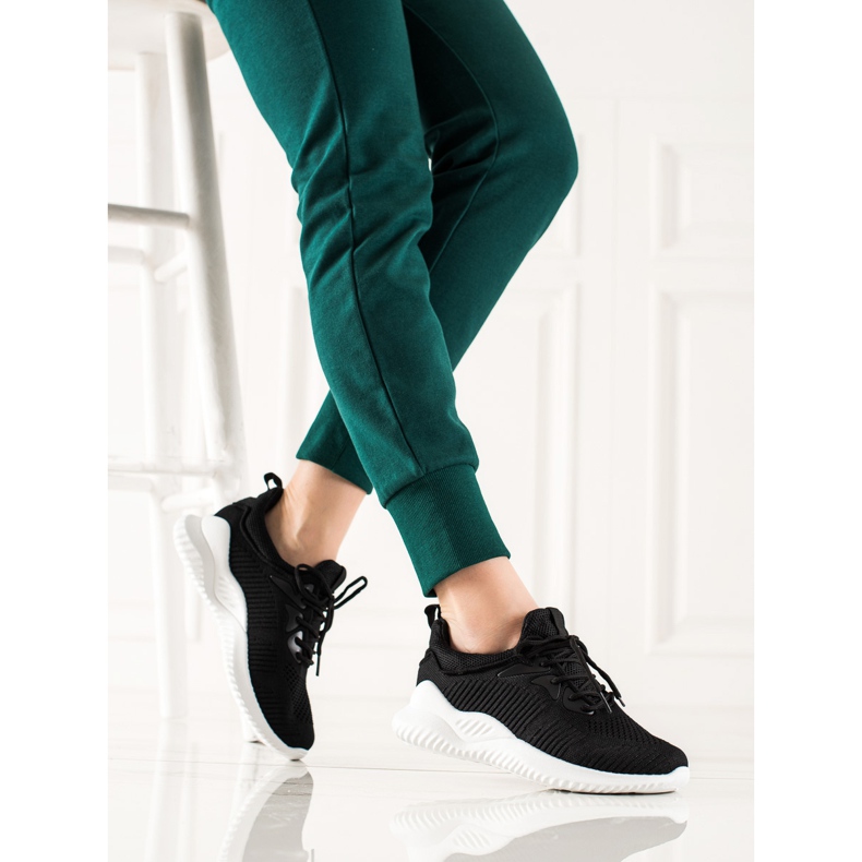 TRENDI Chaussures de sport Baskets noir 1