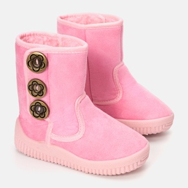 Bottines enfant Lilu rose 1