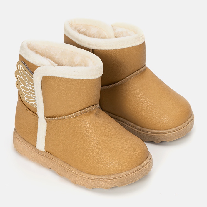 Bottes enfant beiges Wings 1 Bottes enfant beiges Wings 1